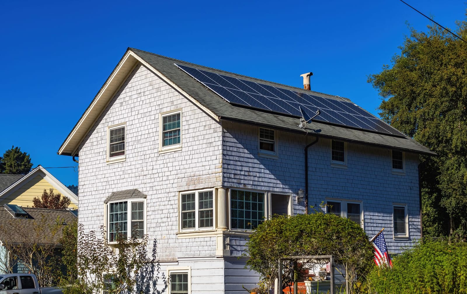 Commercial solar panels for golf clubs installation, UK rooftop