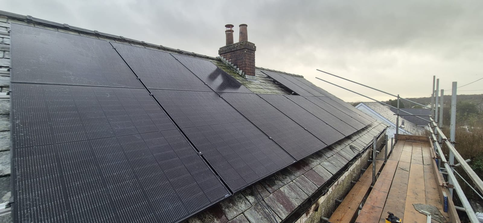 solar panels for golf clubs, typical install